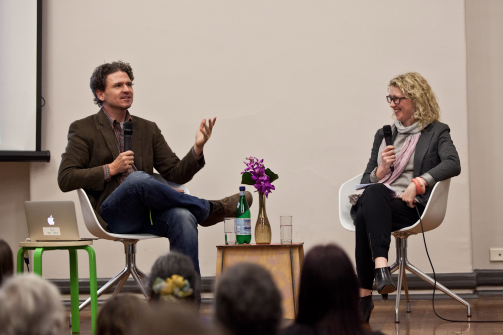826 Valencia co-founder Dave Eggers and Story Factory Executive Director and co-founder Cath Keenan in conversation.