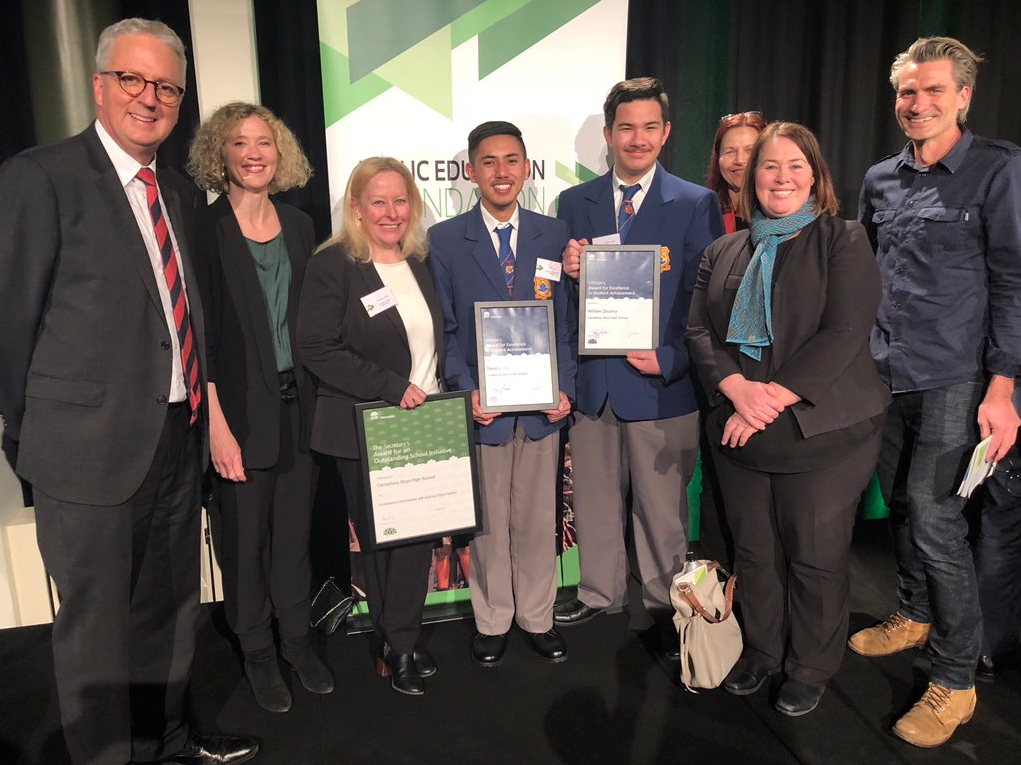 Canterbury Boys High School wins Award for Sydney Story Factory Partnership!