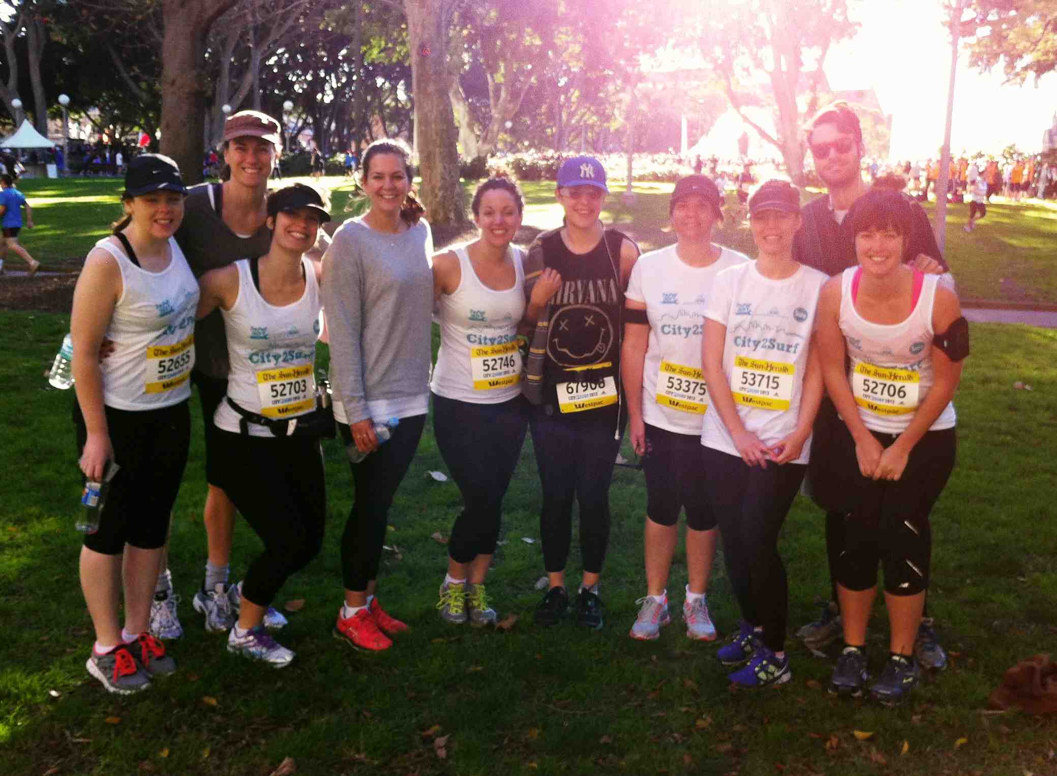 Congratulations and thanks to our City to Surf team